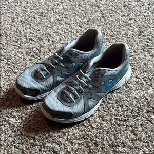 Nike Women’s Gray and Blue Running Shoes
